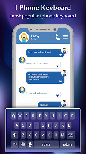 Android application Keyboard For iPhone 14 pro screenshort