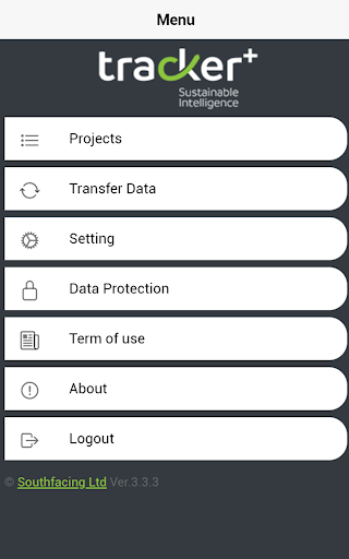 Android application T+ Site Visit screenshort