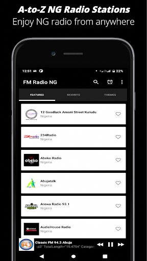 Android application FM Radio Nigeria: Online Radio screenshort