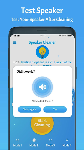 Screenshot of Speaker Cleaner - Remove Water