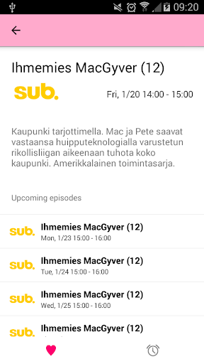 TV-opas Screen 3