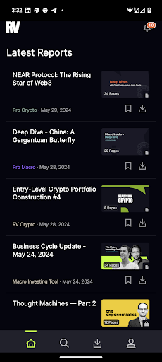 Screenshot of Real Vision