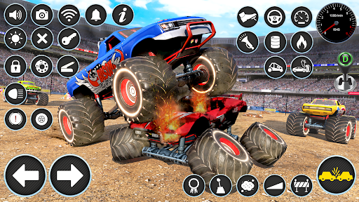 Android application Monster Truck Derby Stunt Game screenshort