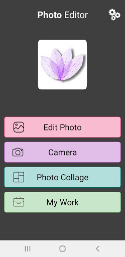 Android application Photo Collage Editor screenshort