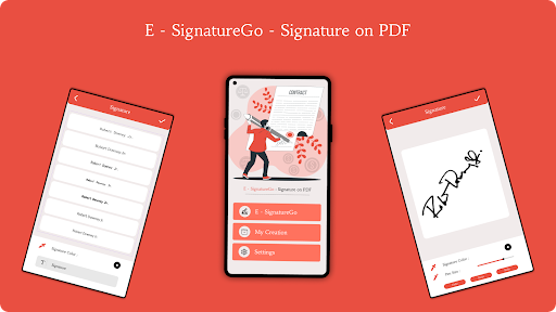 Android application e-SignatureGo Fast Sign on PDF screenshort