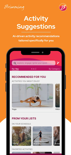 Android application Brimming screenshort