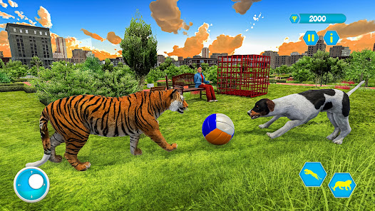 Screenshot 7 tigre mascota de la familia android