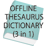 Offline Thesaurus Dictionary