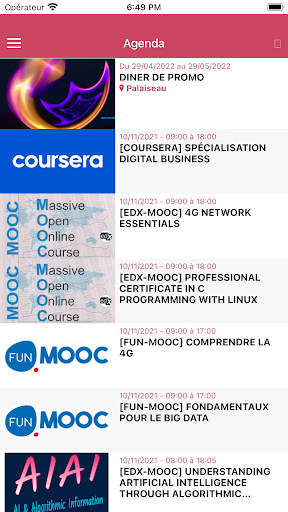 Télécom Paris Alumni Screen 3