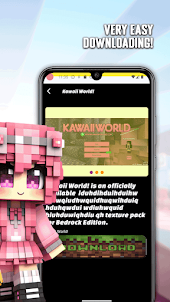 MCPE Kawaii World Modpack