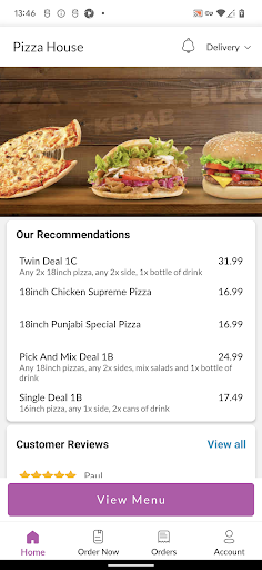 Pizza House Screen 2