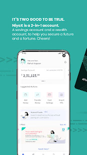 NiyoX - Digital Saving Account android2mod screenshots 1
