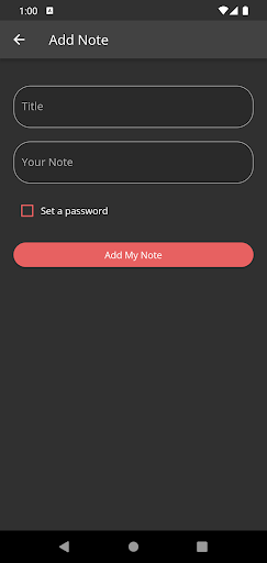 Enigma Note: Notes + Password Screen 3