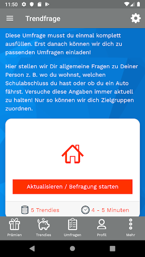 Trendfrage Screen 2