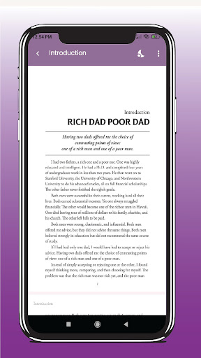 Rich dad poor dad in English Screen 3