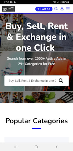 Android application Bidboxx - Buy, Sell, Rent screenshort