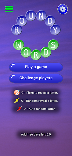 Android application Roundy Words screenshort