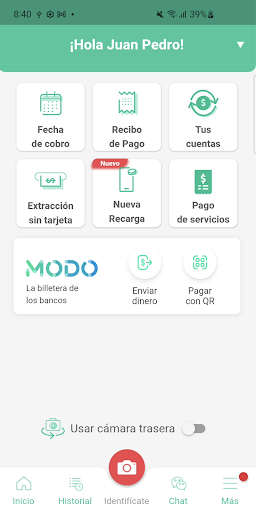 Android application Supervielle Jubilados screenshort