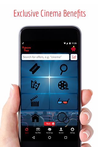Android application Popcorn Pass screenshort