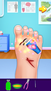 Foot Care Doctor Game 3D