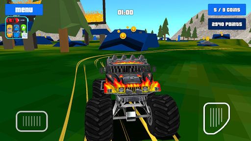 Android application Baby Monster Truck Hot Racing screenshort