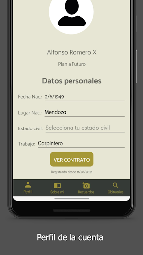 Android application Punto de Encuentro screenshort