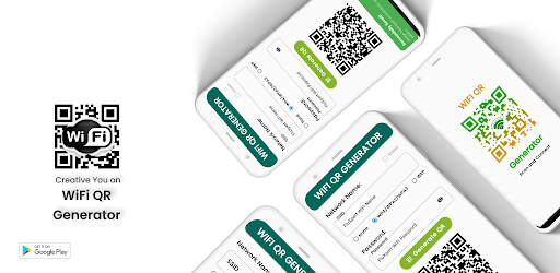 Android application WiFi QR Code Generator 2024 screenshort