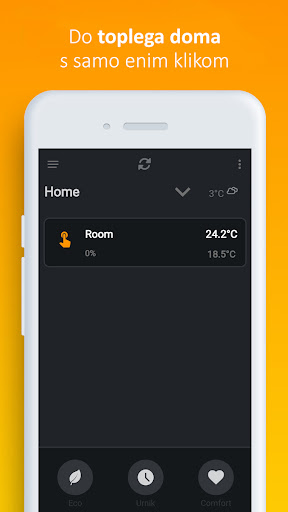 Android application IRSUN-Smart wifi IR regulation screenshort