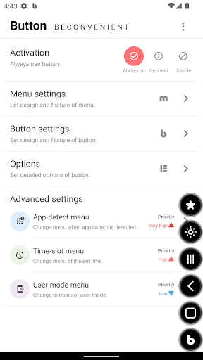Android application Button - Assistive Touch Tool screenshort