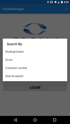 Crown Dock Manager Screen 2