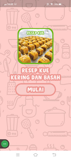 Android application Resep Kue Kering Lengkap screenshort