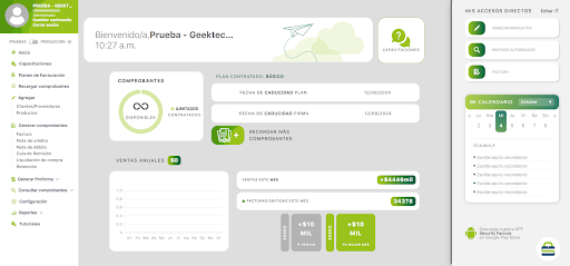 SECURITY FACTURA Screen 2