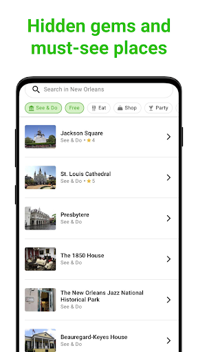 New Orleans SmartGuide Screen 2