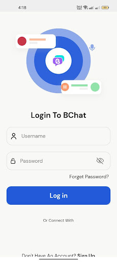 Android application BChat - Bondhuu Chat screenshort