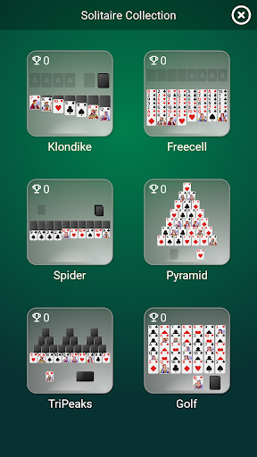 Android application Solitaire Collection screenshort
