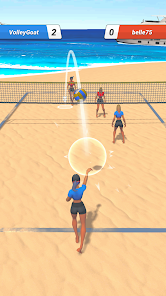 Captura de Pantalla 1 Beach Volley Clash android