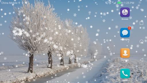 Winter Snow Live Wallpaper 201 Screen 2