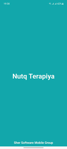 Android application Nutq Terapiya screenshort