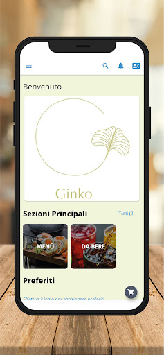 Android application GINKO SUSHI screenshort