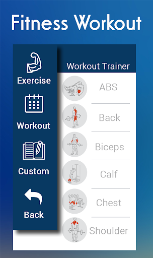Android application Dumbbell Workout at Home screenshort