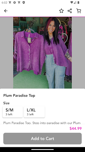 Screenshot of Shewolf Clothing Company