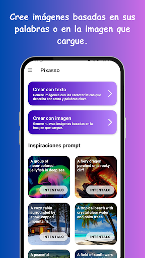 Vista previa de la aplicación