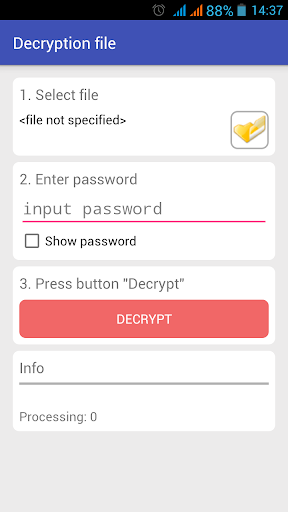 ParaCryptor Screen 3