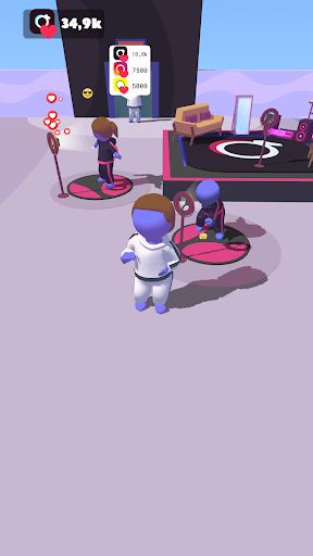 Android application Idle Influencer Rush screenshort