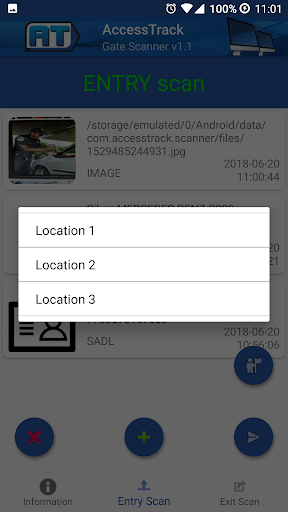 Gate Scanner Screen 3