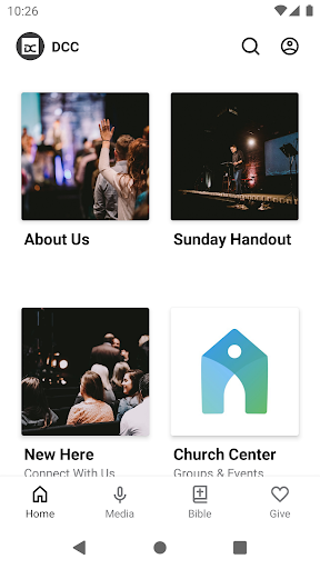 Android application Downtown Cornerstone Church screenshort