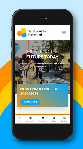 Android application Garden of Faith Preschool screenshort
