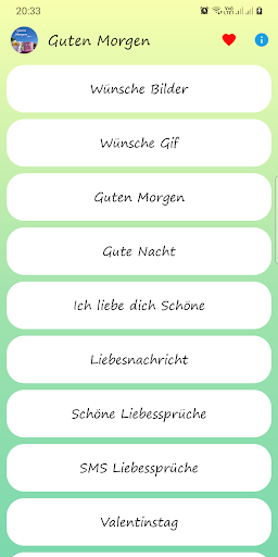 Android application Guten Morgen & Gute Nacht screenshort
