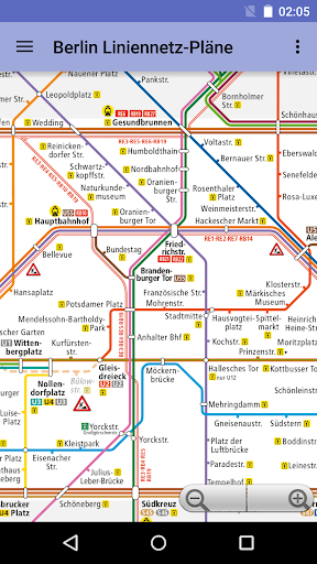 Android application Berlin Transit Maps screenshort