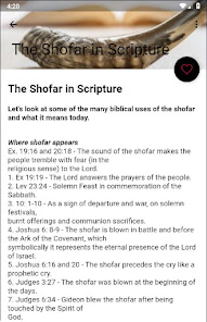 Screenshot 15 Biblical Use of The Shofar android